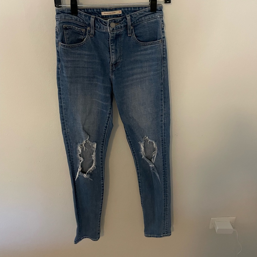 Levis 721 high rise skinny